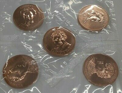 2013 First Spouse US Mint Bronze Medals 5 Piece Set in OGP W/COA