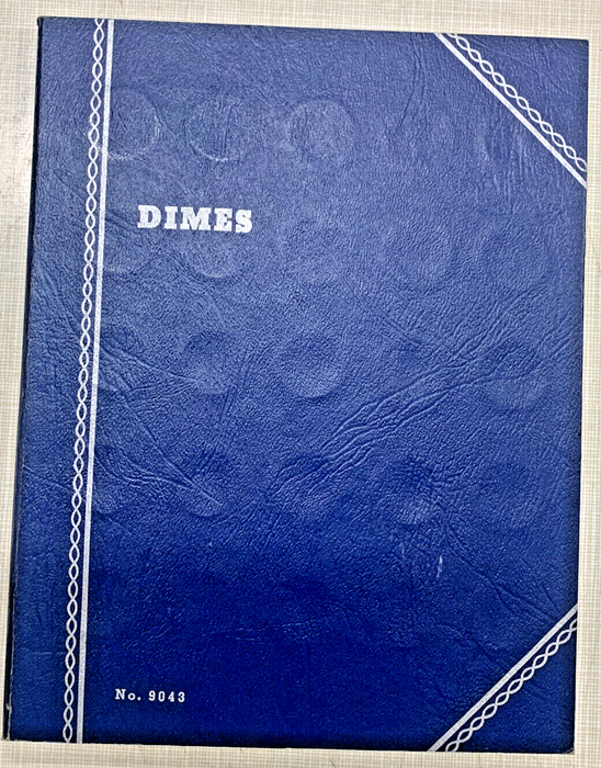 1960-1994 Roosevelt Dime Silver & Clad Set-Whitman Coin Folder (C)