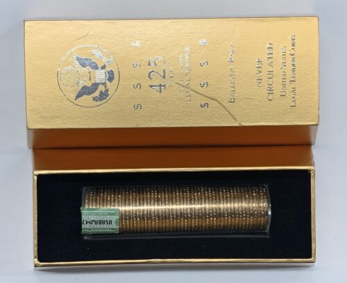 2007-P James Madison Presidential Dollar Roll 50 BU Coins-In Gold Bar Box