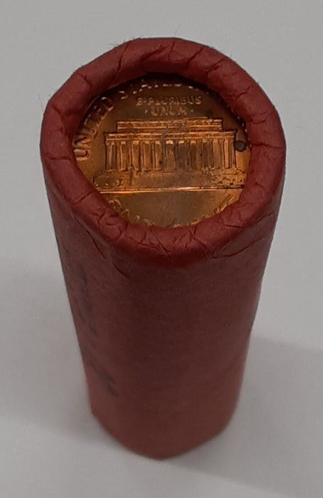 Pre-1982 US Lincoln Memorial Copper Cents - BU Roll of 50 Coins Total in OBW
