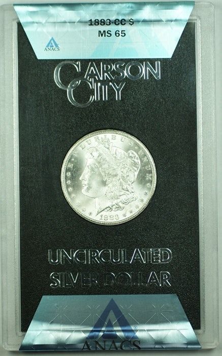 1883-CC GSA Morgan Silver $1 Dollar Coin ANACS MS 65 (14)