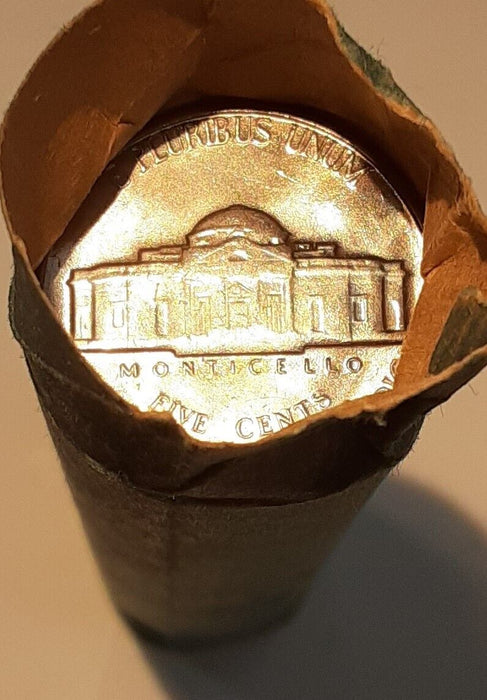 1968-D Jefferson Nickel Roll - 40 BU Coins in Wrappers