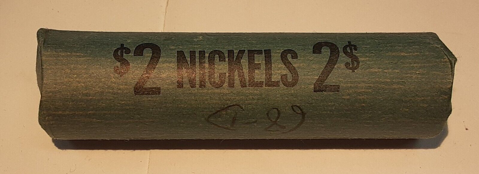 1968-D Jefferson Nickel Roll - 40 BU Coins in Wrappers