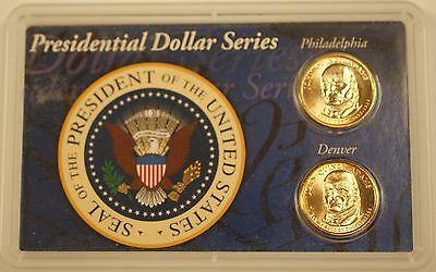 2008 P & D John Quincy Adams Presidential Uncirculated Set $1 Dollar Coins