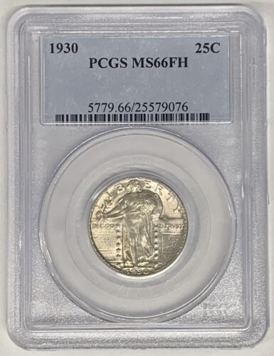 1930 Standing Liberty Quarter 25c Coin PCGS MS 66 FH (3)