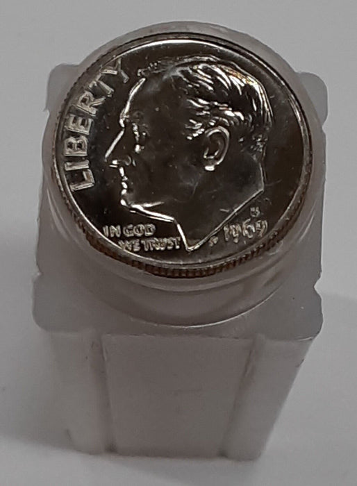 1969-S Roosevelt Proof Clad Dimes - 50 Coin Roll
