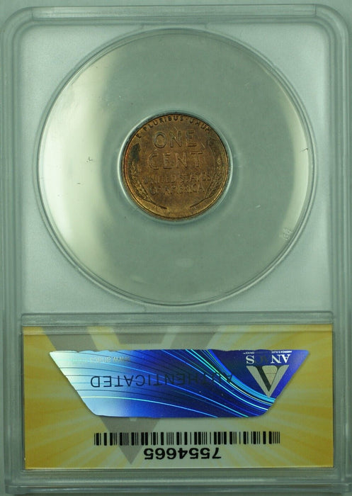 1915 Lincoln Wheat Cent 1C Coin ANACS MS 60 RB (Looks Better) (15)