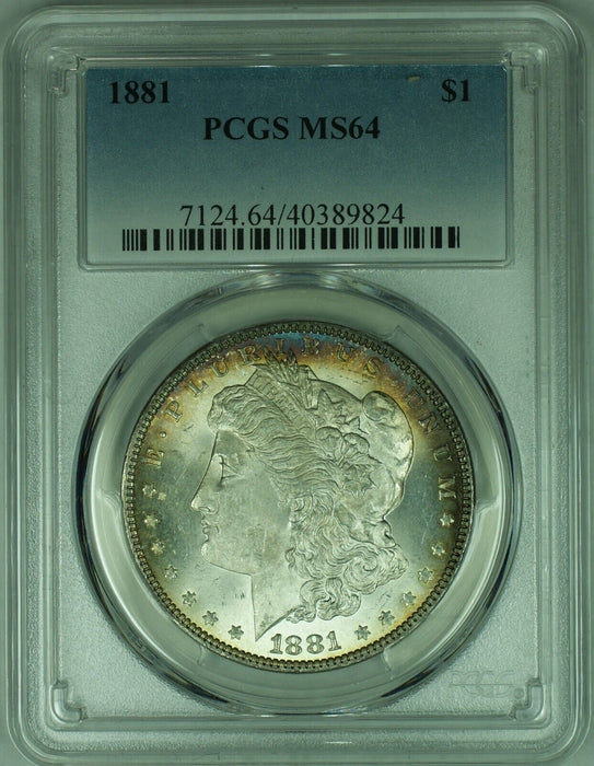 1881 MORGAN Silver offers Dollar- Nice toning!!