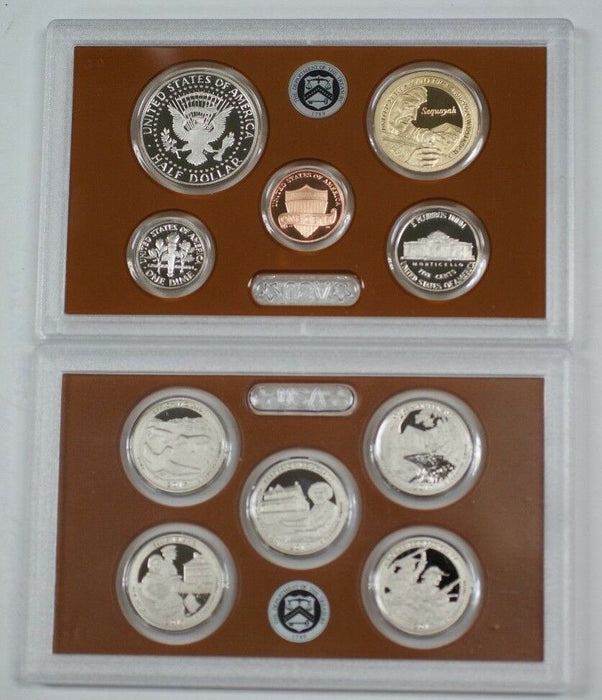 2017 US Full Proof Set Mint Issued 10 Gem Coins Total In Original Govt Packaging