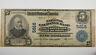 Series 1902 $5 National Currency Note, Castleton on Hudson NY