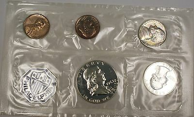 1963 US Mint Silver Proof Set 5 Gem Coins in Opened Original Envelope