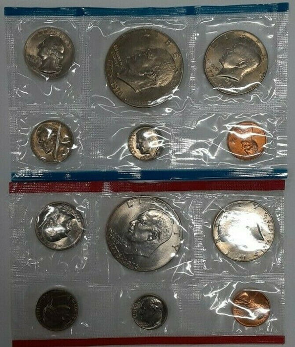 1976 US Mint Uncirculated Set With 12 BU Coins in Original Mint Packaging