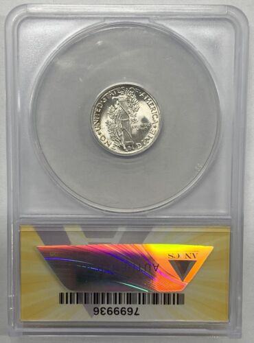 1942 Mercury Dime 10c Coin ANACS MS 66