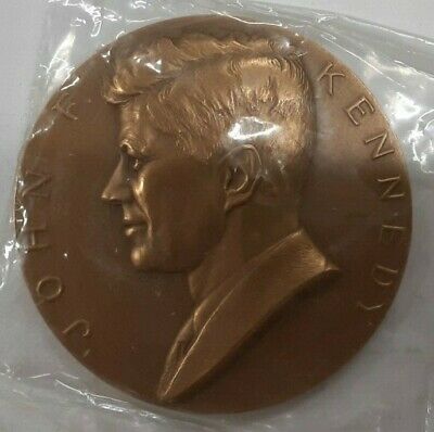 US Mint John F. Kennedy Presidential High Relief Bronze Inaugural Medal