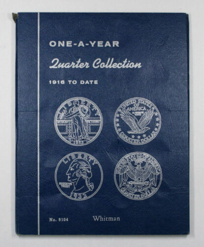 Whitman One-A-Year Quater Collection 1916-Date No. 9104