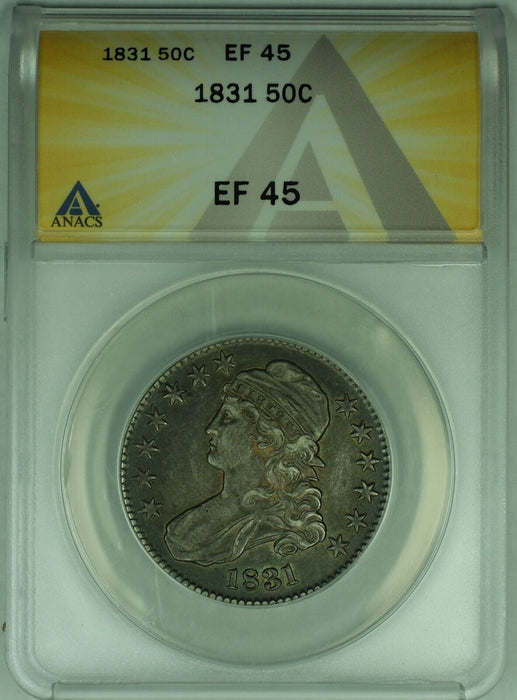 1831 Bust Half Dollar .50C ANACS XF 45