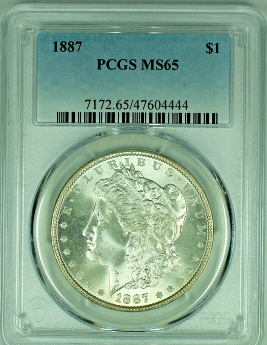 1887 Morgan Silver Dollar PCGS MS 65 47