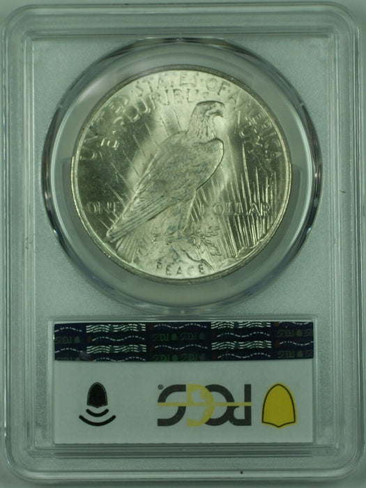 1923 Peace Silver $1 Dollar Coin PCGS MS 63 (4) E