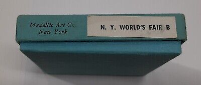 1964-65 N.Y. World's Fair Collectors Bronze Medal in Original Box by MACo