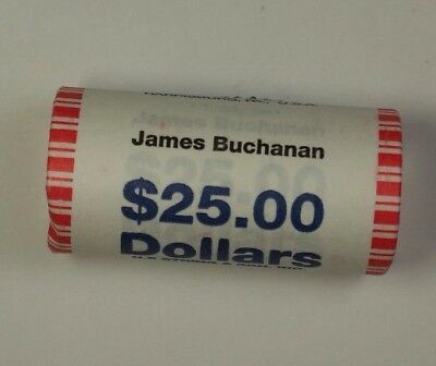 2010 James Buchanan Presidential Dollar Roll BU 25 $1 Coins *Mint Mark Unknown*