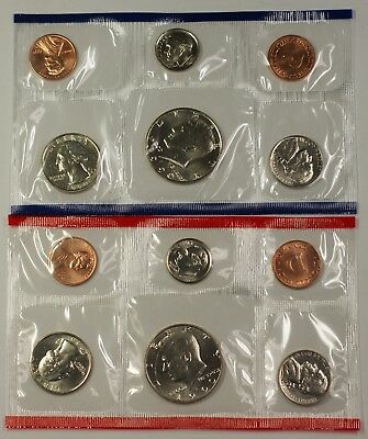 1990 P&D United States 10 Coin BU Mint Set as Issued In OGP W/ Envelope & COA