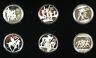 1996 Olympic Centennial 10 Piece Coin Set-Sterling Silver-5 Countries; case flaw