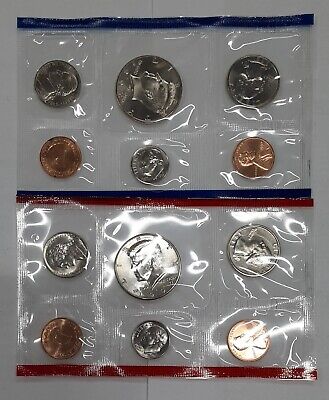 1992 P&D United States Mint Set - Ten BU Coins ONLY--NO Envelope & COA