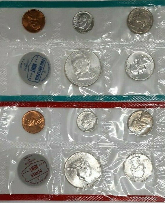 1963 US Silver Mint Set UNC as Issued with OGP