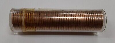 1961-D US Lincoln Cents BU Roll 50 Coins Total in Coin Tube