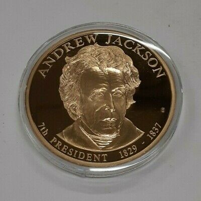 Andrew Jackson American Mint Gold Plated Trial Dollar