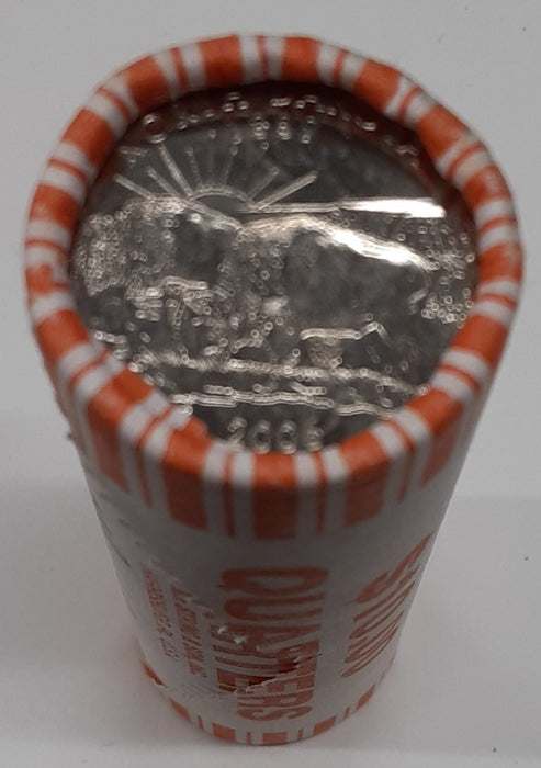 2006-D North Dakota State Quarter Roll- 40 BU Coins in Wrappers/Tubes