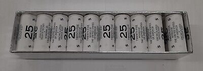 2005-D Jefferson Nickel BU Rolls Bison -Twenty 25 Coin Rolls/500 Coins in Box