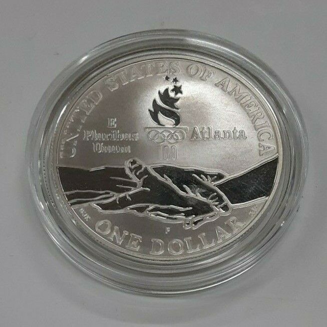 1995-P Olympic Paralympics Commem Proof Silver Dollar - Coin in Capsule ONLY