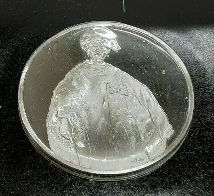 Franklin Mint Genius/Rembrandt PR .925 Silver Medal-The Noble Slav in Card
