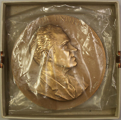 US Mint Richard Nixon Presidential High Relief Bronze First Inaugural Medal