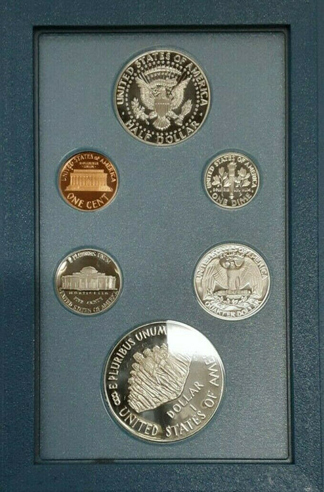 1987-S Prestige Set 6 Gem Proof Coins Constitution Silver $1 No Box or COA