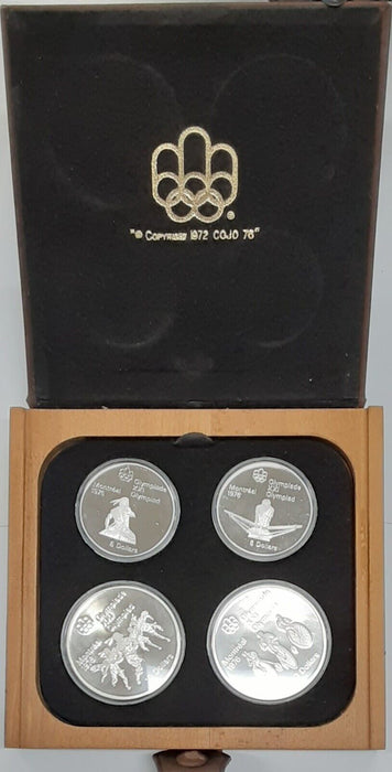 Complete 1976 Canada Montreal Olympic Games .925 Silver 28 Coin