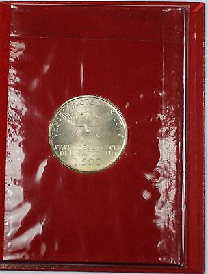 1963 Vatican Silver 500 Lire Uncirculated Coin
