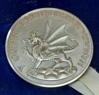 1969 Investiture of H.R.H Prince Charles as Prince of Wales .925 Medal w/Box