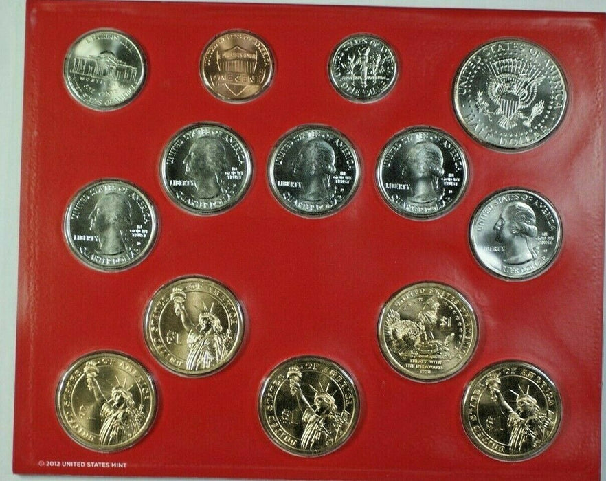 2013 United States Mint Uncirculated Coin Set P&D In OGP