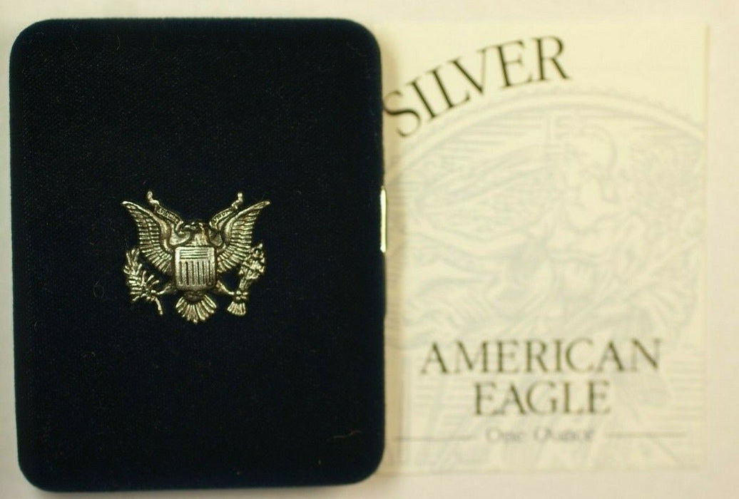 1996-P Proof American Silver Eagle S$1 1 Oz Troy .999 Fine With COA & OGP