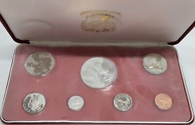 1975 Republic of Liberia 7 Coin Proof Set with Sterling $5 Coin