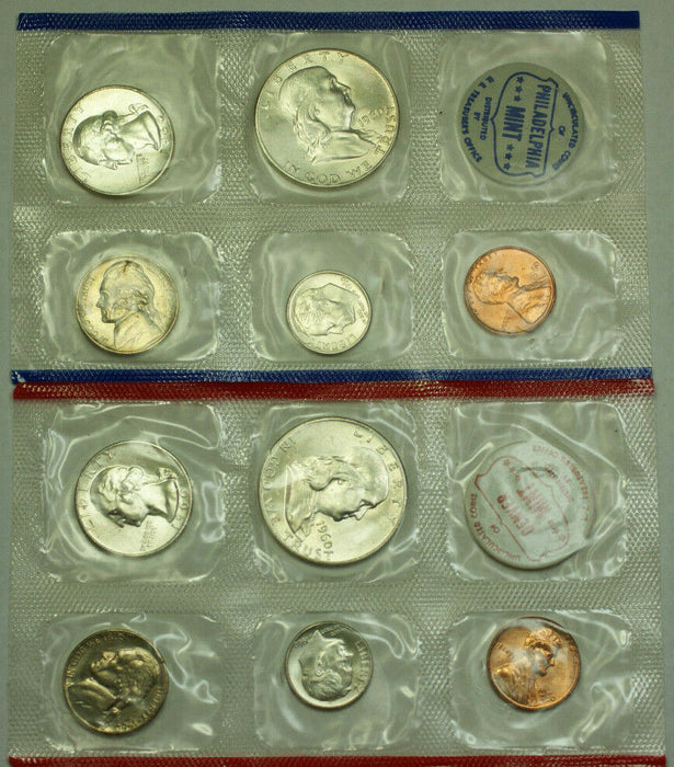 1960 US Silver Mint Set UNC as Issued with OGP
