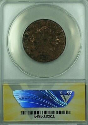 1827 Coronet Head Large Cent ANACS GOOD-4 Details Heavily Corroded (41)