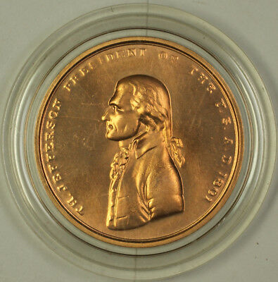 US Mint Thomas Jefferson Indian Peace Medal Small Size