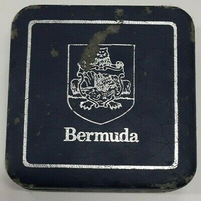 1987 Bermuda Silver One Dollar Coin 50th Ann. Air Travel Original Royal Mint Box