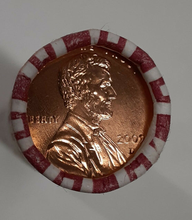 2009-D Lincoln Centennial Cents Roll Heads/Heads 50 BU Coins in OBW