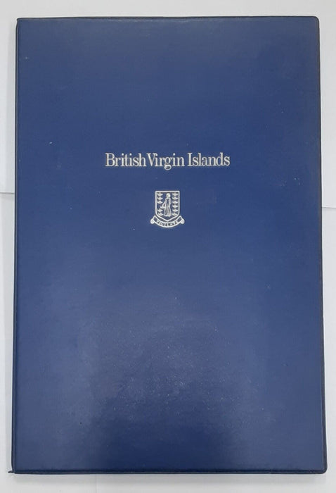 1973 1st Day Cachets British Virgin Islands Coin Set w/Sterling Silver 1$ Coin