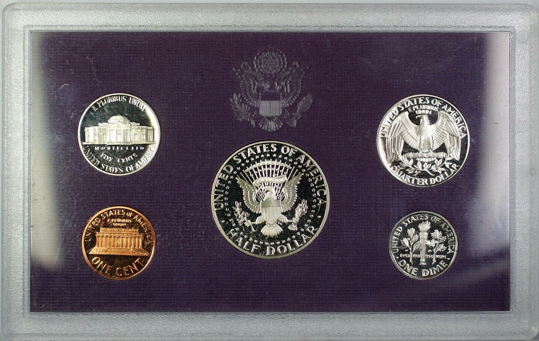 1992 U.S. Mint 5 Coin Proof Set - Coins Only - NO Box or COA
