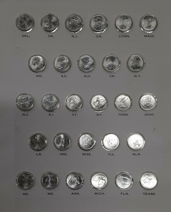 Franklin Mint - States of the Union Sterling Silver Mini Coin Set (50 Pcs.)